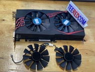 พัดลมการ์ดจอ Asus Gtx 1060 1070 Rx570 P106 FDC10U12S9-C ของใหม่มือ1