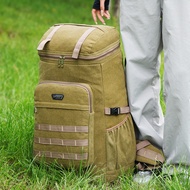 70L Large Capacity Canvas Backpack Men Women Fashion Outdoor Travel Backpack Luggage Travel Mountain