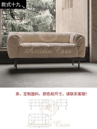 Arflex Fabric Sofa with Modern Minimalist Style Wooden Structure Comfortable Soft Seat No Storage Sp