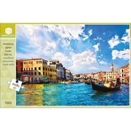 Jigsaw Puzzle ตัวต่อจิ๊กซอว์ 500 ชิ้น T063 Architecture สิ่งก่อสร้าง Rialto Bridge Italy รูปสะพานริอ
