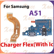 For Samsung A51 Charging Port Flex Cable USB Dock Connector Motherboard Replacement Part