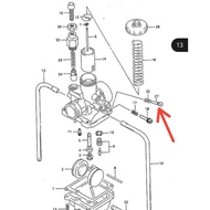 Suzuki RG110 Air Jet Screw set (Screw Adjust Angin Carburetor) -Brand SAFETY -Hi-Technology Parts