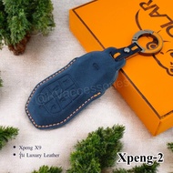 เคสกุญแจรถ Alcantara ซองหนัง รุ่น Xpeng X9  รุ่น Luxury Leather ซองหนังหรู ดีไซน์สปอร์ต