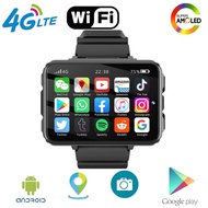4G Smart Watch Dual Camera 4GB+64GB Large Screen Face Recognition Unlock 1500mAh With GPS WiFi Maps 