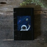 I'm in space. Notebook Handmade notebook Diary 筆記本 journal