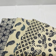 Pillow case Cotton Cushion Cover Japanese Style Size 16 cm x 16 (40 x 40 cm)