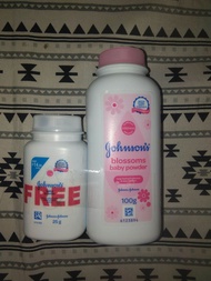 Johnson's Blossoms Baby Powder 100g with free 25g