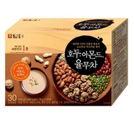 DAMTUH All Natural Walnut Almond Adlay Powder Tea – Korean Grain Tea Drink Mix – 18g x 30 Sticks