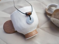 平安扣・纏絲瑪瑙結繩項鍊・緬甸玉・天然石