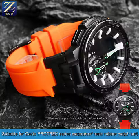 Watch strap accessories for Casio Casio Mountaineering Watch 5480_ PRW-7000_ 7000FC modified silicon