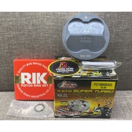 NEW IKK LC135 LC 4S 5S Y15 ZR Y15 PISTON FJN SET FORGED 65MM 66MM 68MM 70MM DOME 3.5MM SX2 KUNING