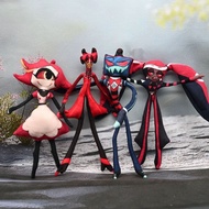 JAMXUN New 4-piece set Hazbined Hotels Plush Voxes Alastor Hazbined Hotels Toy Vees Niffty Hazbined 
