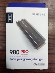 Samsung 980Pro 1TB w/ heatsink 散熱片 PCIe4.0 NVMe SSD 1TB