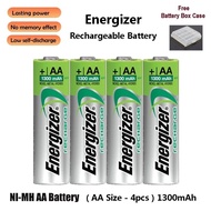 Energizer Rechargeable  1.2V  AA Size  NiMh - HR6 Recharge Battery Batteries For Camera @ 1300mAh