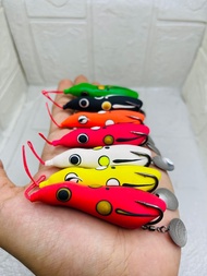 SOFT FROG DU LURE JUMBO ASSIST KEVLAR 100LBS 65 CM 8 GRAM HOOK 3/0I UMPAN CASTING IKAN GABUS DAN TOM