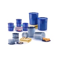 Tupperware Royale Blue One Touch Set