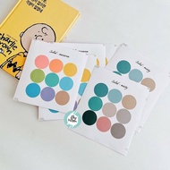 STICKER 9 ROUND DOTS