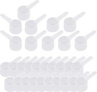 20 mL Plastic Measuring Packaging Scoop (= 4 teaspoon/ = 20cc/ 2/3 oz), Medium Handle - to Measure a