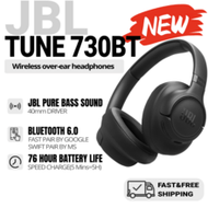 TUNE 730BT Wireless Over-Ear Headphones -76 Hours Of Battery Life/Bluetooth 6.0/Fast Pair By Google 