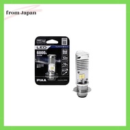 PIAA Motorcycle Headlight Bulb LED 6000K Dual Beam 12V 5/6W H6M (PH7 equivalent) 1pcs MLE8