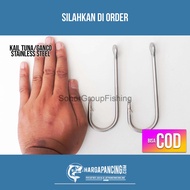 Kail Pancing Laut Stainless Steel Untuk Ikan Besar atau Ganco Bahan Kuat Antikarat