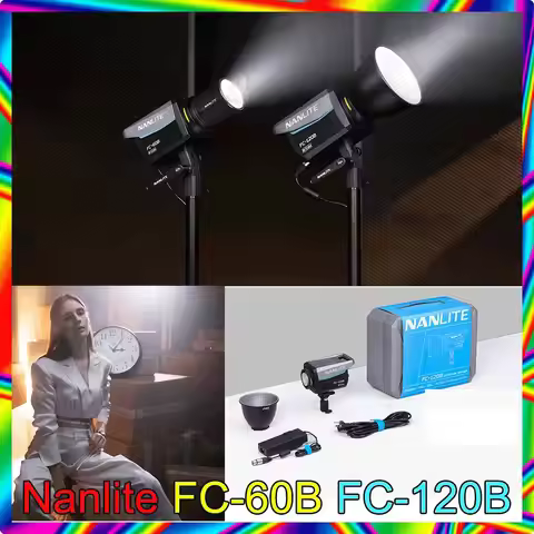 Nanlite FC-60B FC-120B Photography LED Light 2700K-6500K Bi-color Professional Lamp For Video Photog