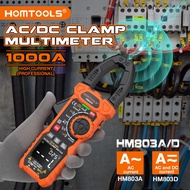 HOMTOOLS HM803A/D Digital Clamp Meter 1000V/1000A Measurement  True-RMS NCV Multimeter Clamp AC/DC V