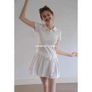 [EGGKA] EGGKA polo neck short dress |Autumnclothing