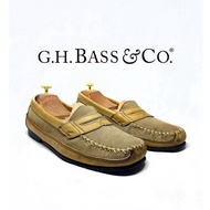GH BASS & CO Loafers Leather Size 43.5 Made in Spain
