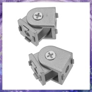 (Y W Z H)2 Pcs Aluminum Alloy Pivot Joint for Aluminum Extrusion Profile 2020 Series Flexible Pivot 