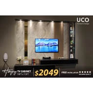 UCO HWTC10 10FT FULL HEIGHT HANGING TV CONSOLE