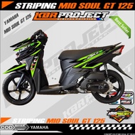 MIO SOUL GT 125 STIKER STRIPING MOTOR KEREN LIS VARIASI MIO SOUL GT