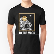 Dogecoin To The Moon T Shirt 100% Cotton Dogecoin Dogecoin Dogecoin Dogecoin Dogecoin Dogecoin Dogec