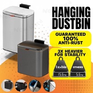 Mini Dustbin 4L/8L Hanging Wall Mounted Dustbin Sink Room Desk Bathroom Trash Can