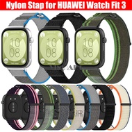 Nylon Strap for HUAWEI Watch Fit 3 Loop Watchband Breathable Wristband for Huawei Watch Fit3