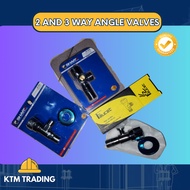 SHARK 2 Way & 3 Way Angle Valve 1/2 x 1/2