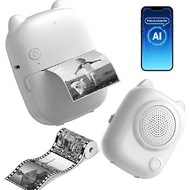 AI Voice Thermal Printer, Portable Mini Sticker Maker, Built-in AI Image Generator, Used for DIY Jou