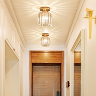 Modern Crystal Light Ceiling Light Black/Gold plating Aisle Light Corridor Light  balcony aisle crys