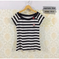 9 Year Black Stripe Swim Top ️PL ️