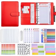 Sổ tiết kiệm sổ chi tiêu tiết kiệm thông minh nhiều ngăn túi zip A6 (Kèm đủ bộ Sticker)