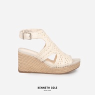 KENNETH COLE รองเท้าส้นตึกผู้หญิง รุ่น CHLOE NATURAL สีน้ำตาลอ่อน ( WED - RL24CHL06-101 )