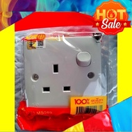 (1 Gang) Switched Socket Outlet, 13A 250V, Socket Plug, Extension Plug, Extension Socket Plug Dindin