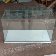 Aquarium 60x30x30 dan tutup kaca