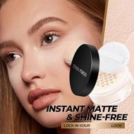 Waterproof Oil Control Loose Powder Finishing Powder Makeup Natural Matte Long-lasting H1i4