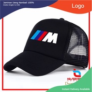 TOPI JARING LOGO BMW M / TOPI TRUCKER LOGO BMW SERI M PREMIUM BISA COD
