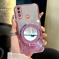 Phone Case Motorola Moto E7 Plus E7 Power E7i Power Shockproof Mirror Magnetic Suction Bracket Trans