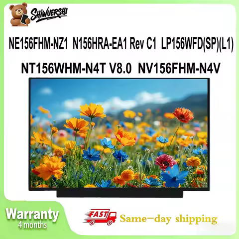 Original New A+ 15.6" Laptop Lcd Screen Slim NE156FHM NZ1 N156HRA EA1 Rev C1 LP156WFD(SP)(L1) NT156W