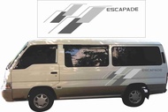 Nissan Escapade side decals sticker [pair]