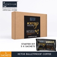 Keto8 Coffee Starter Kit | Bulletproof Keto Coffee with MCT C8 - no sugar | mental alertness, energy