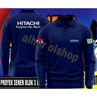 KATUN Hitachi T-shirt Hitachi shirt Hitachi Pdh Hitachi collar t-shirt Hitachi shirt HitachiPOLO Hit